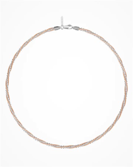 Collana Desmos Donna in Argento SPRING CIRCLE PKW 46 - SPRING CIRCLE PKW 46